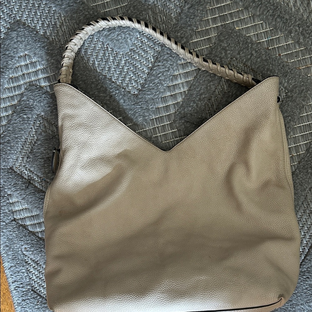 Rebecca Minkoff Cream Leather Hobo Bag- gently used.